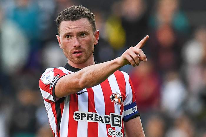 Corry Evans during Sunderland defeat at Swansea